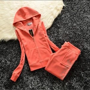 Juicy Couture Tracksuit - Coral pink